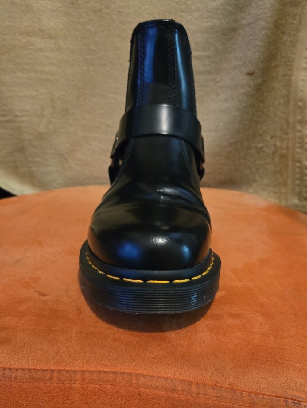 Dr. Martens Black Leather Chelsea Harness Ankle Boots Womens 7 - Picture 5 of 6